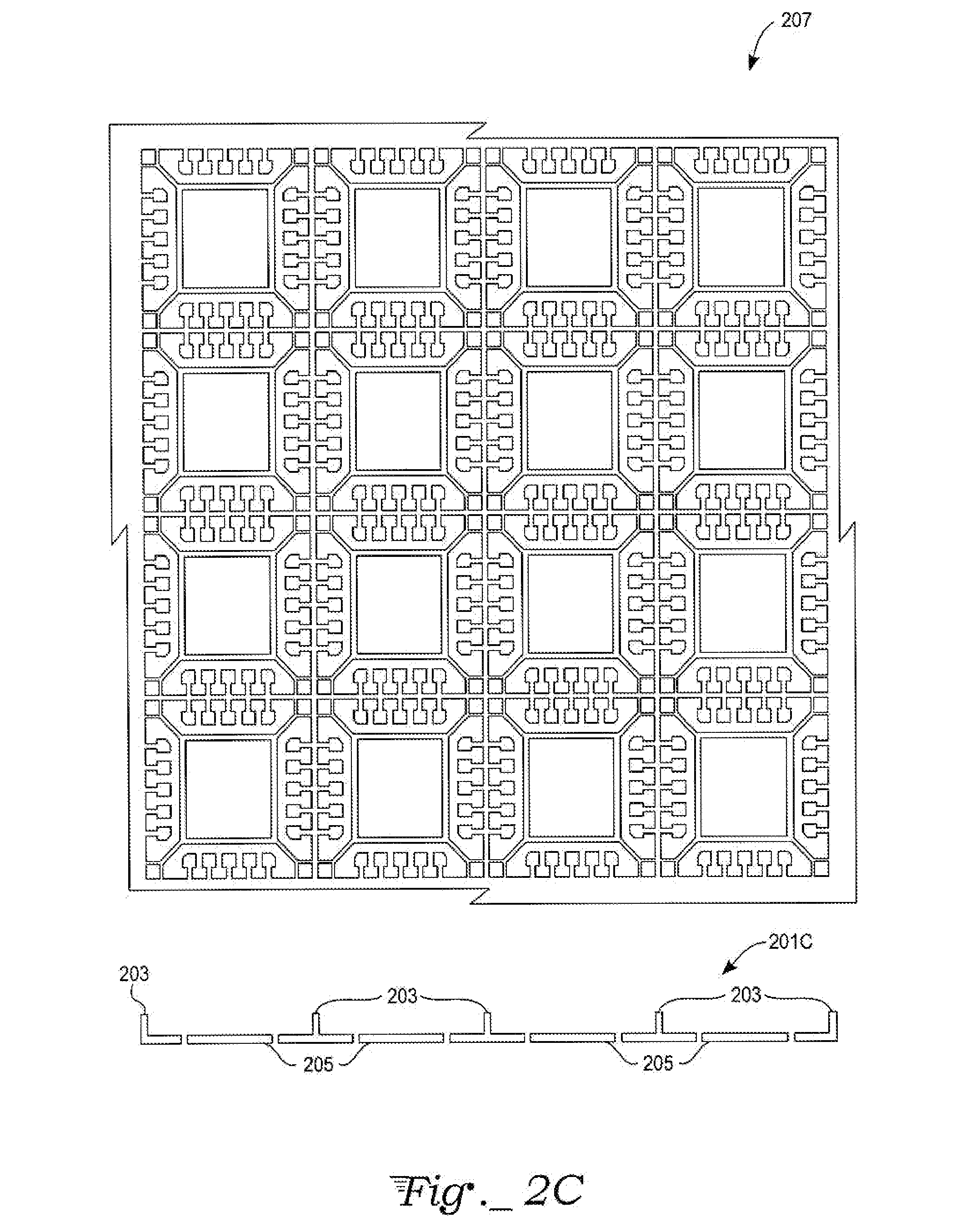 Stackable packages for three-dimensional packaging of semiconductor dice