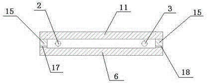 Chip temperature testing device and testing method