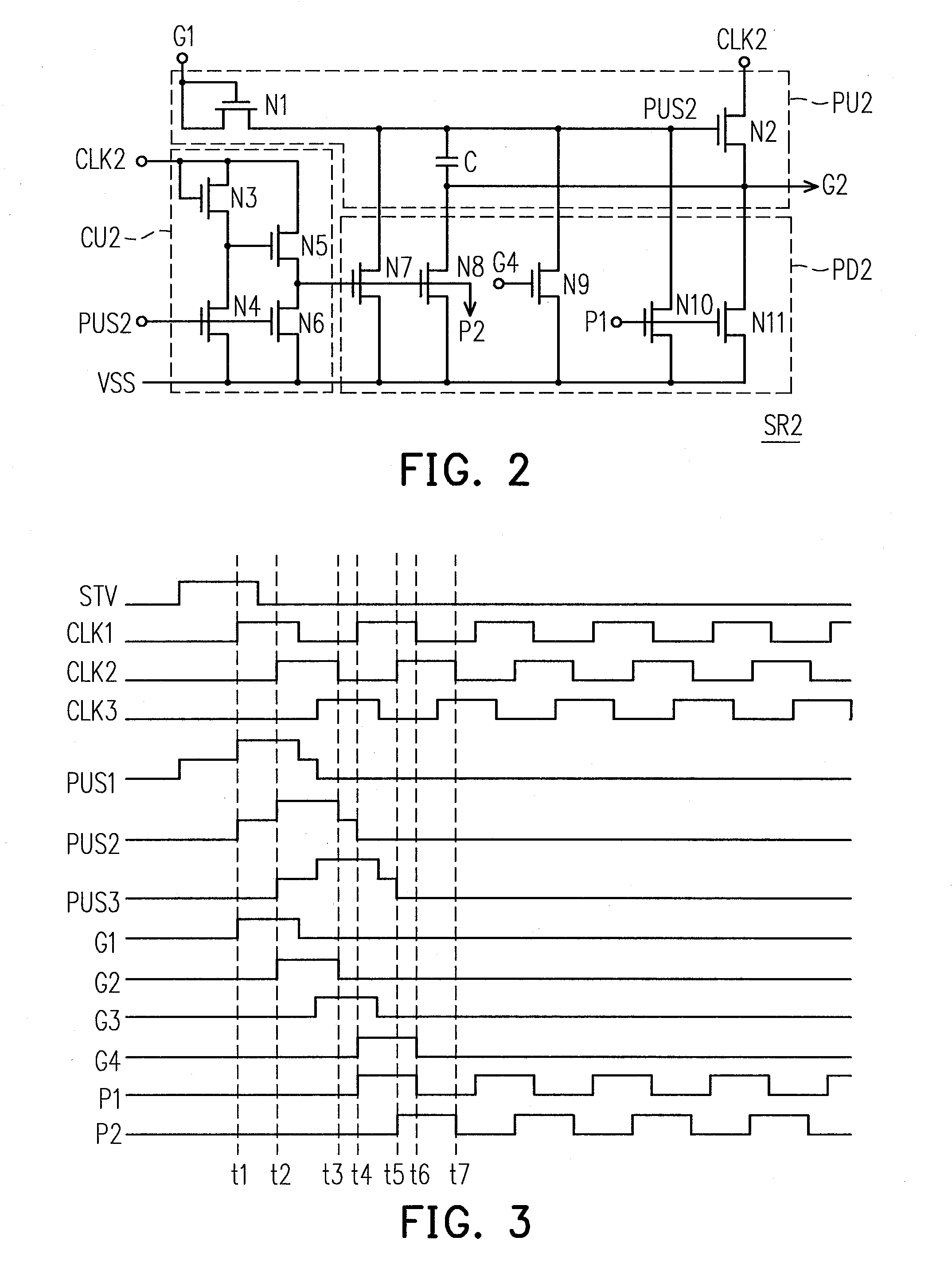 Shift register apparatus