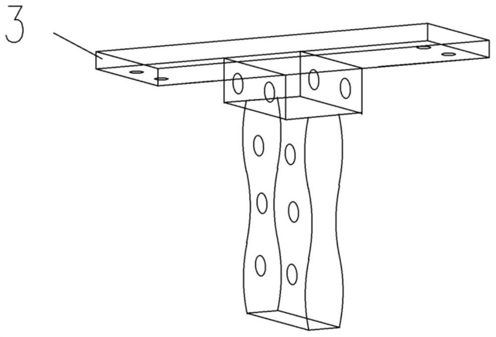 Fabricated damping structure and shear wall with recoverable function