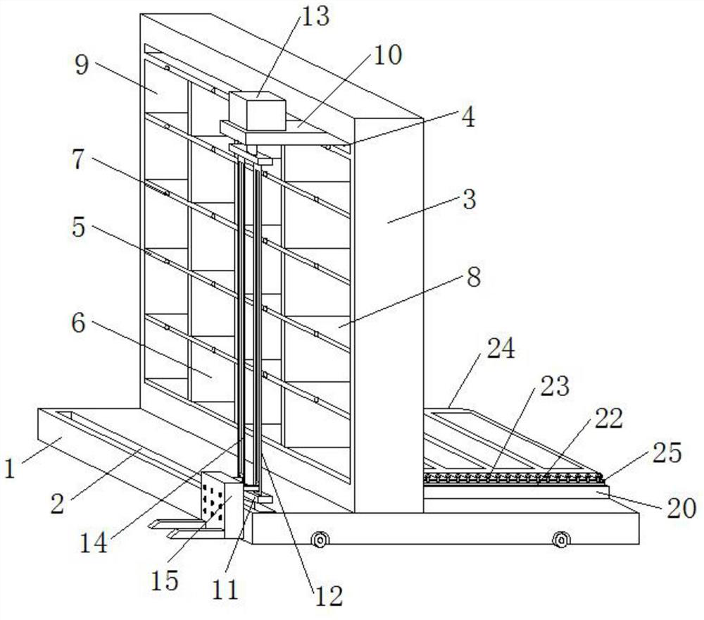 Intelligent logistics carrying robot