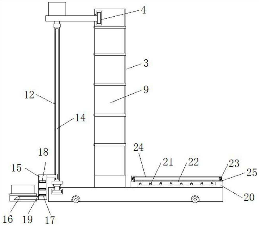 Intelligent logistics carrying robot