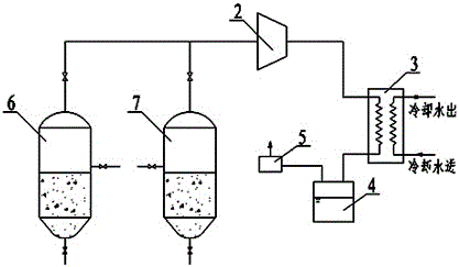 Constant-gradient cooling crystallization system and operation method thereof