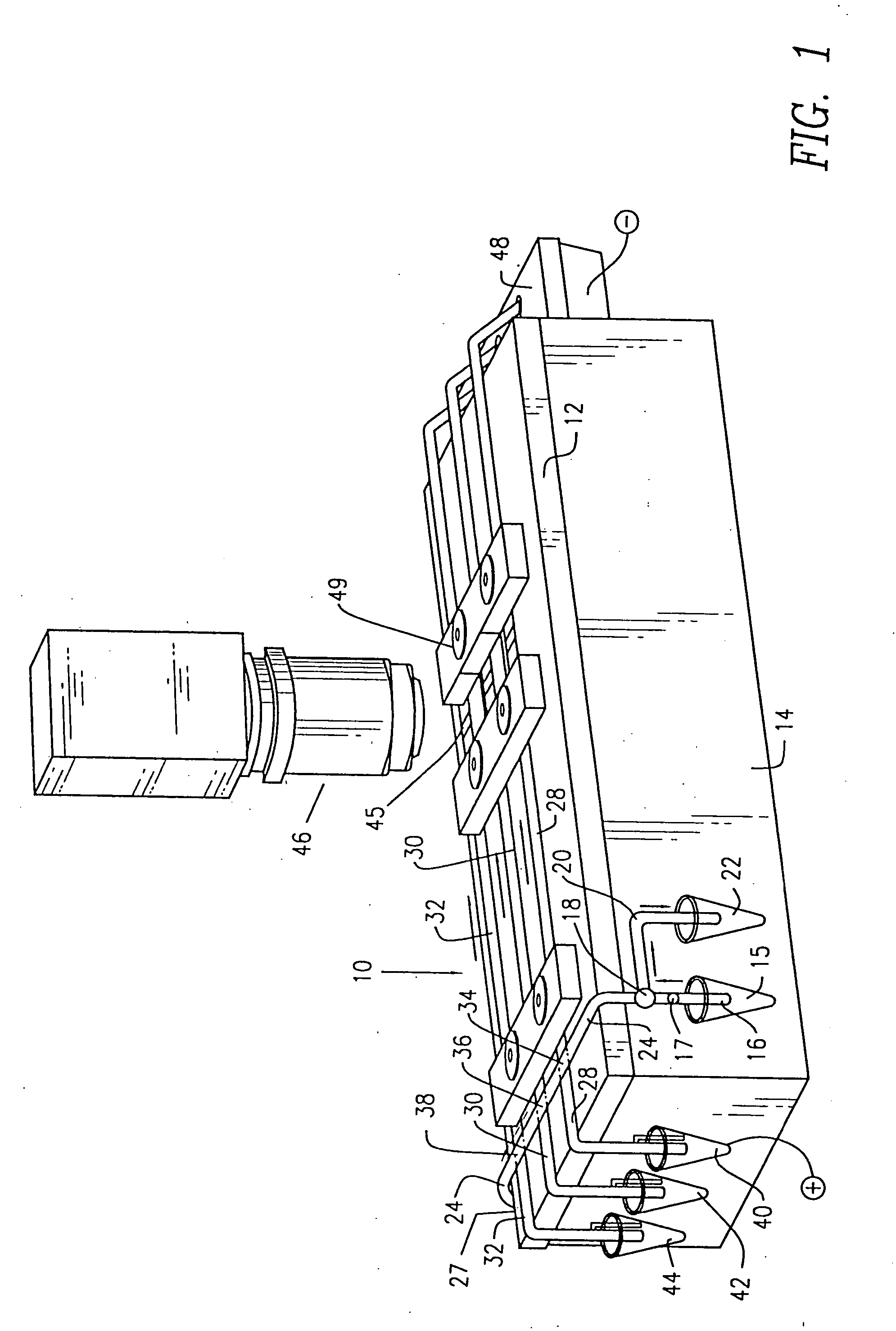 Multi-dimensional electrophoresis apparatus