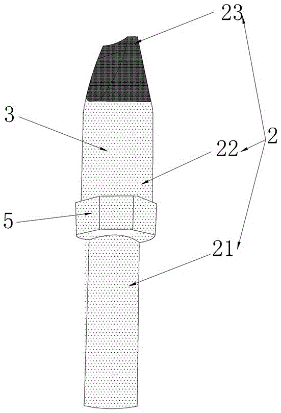 Energy-saving and environment-friendly solder tip and production process thereof