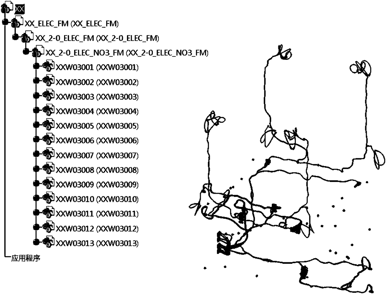 Cable network branch diagram manufacturing method based on topological graph automatic layout