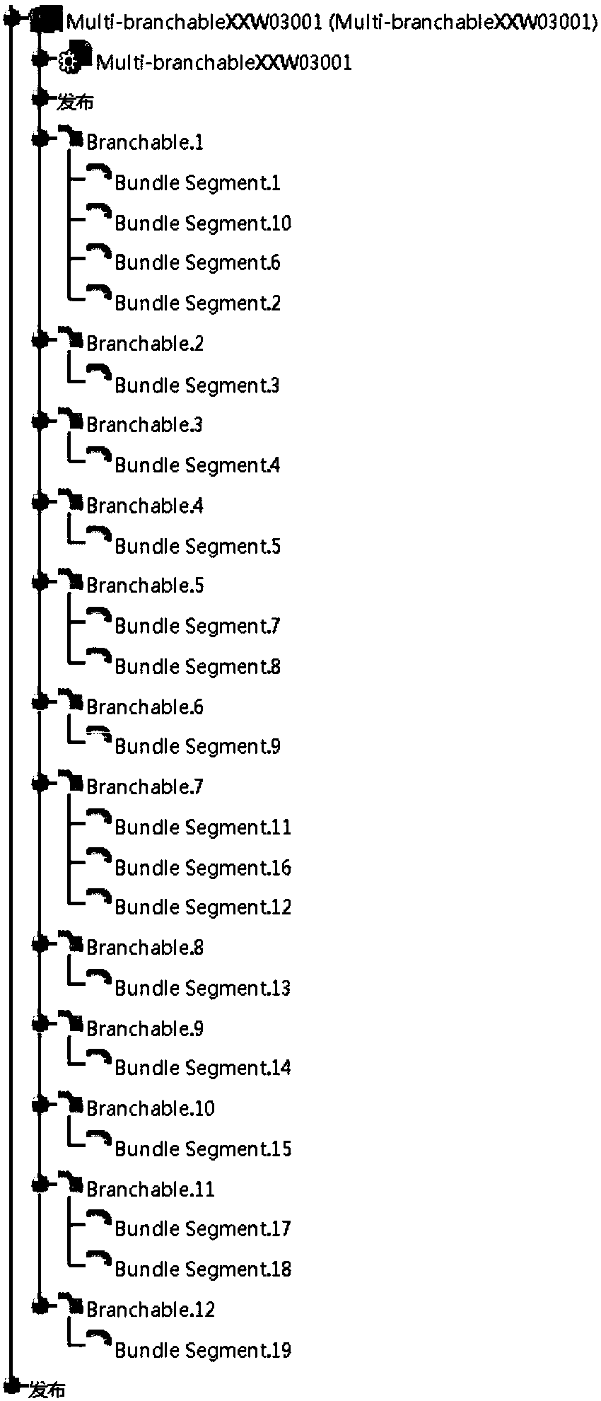 Cable network branch diagram manufacturing method based on topological graph automatic layout