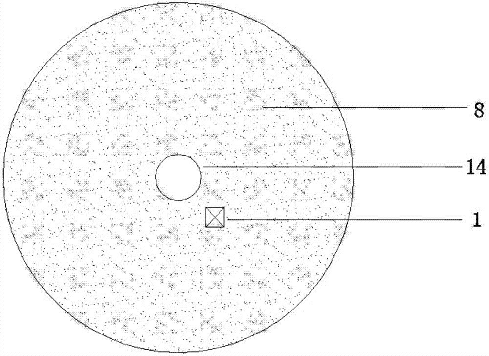 Method and device for planting trees by accumulating rain water