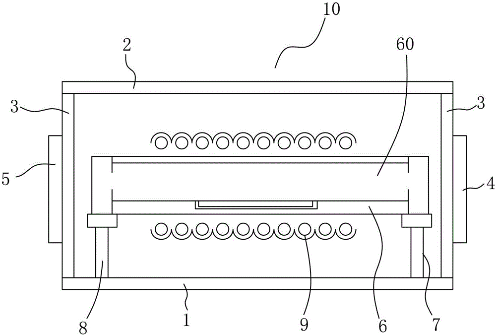 A high-temperature large-area silicon carbide epitaxial growth device and processing method