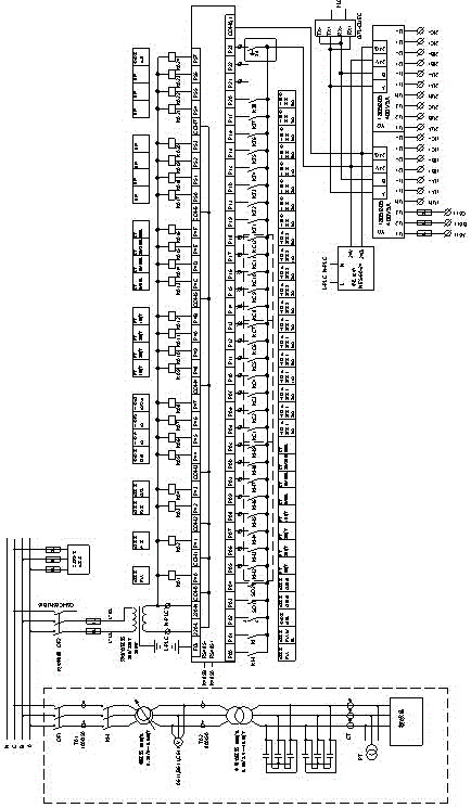 Apparatus for large-scale oil-immersed transformer no-load and on-load comprehensive tests and method