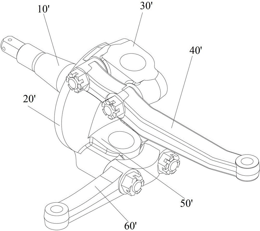 Knuckle assembly, processing method thereof and vehicle comprising knuckle assembly