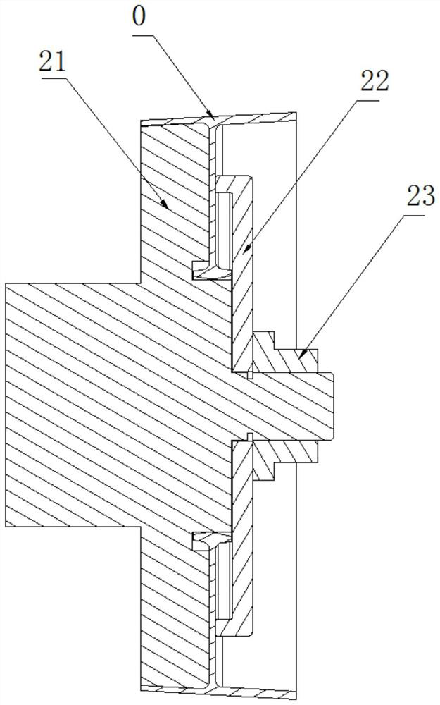 Processing method of aluminum alloy large diameter thin wall rotary parts