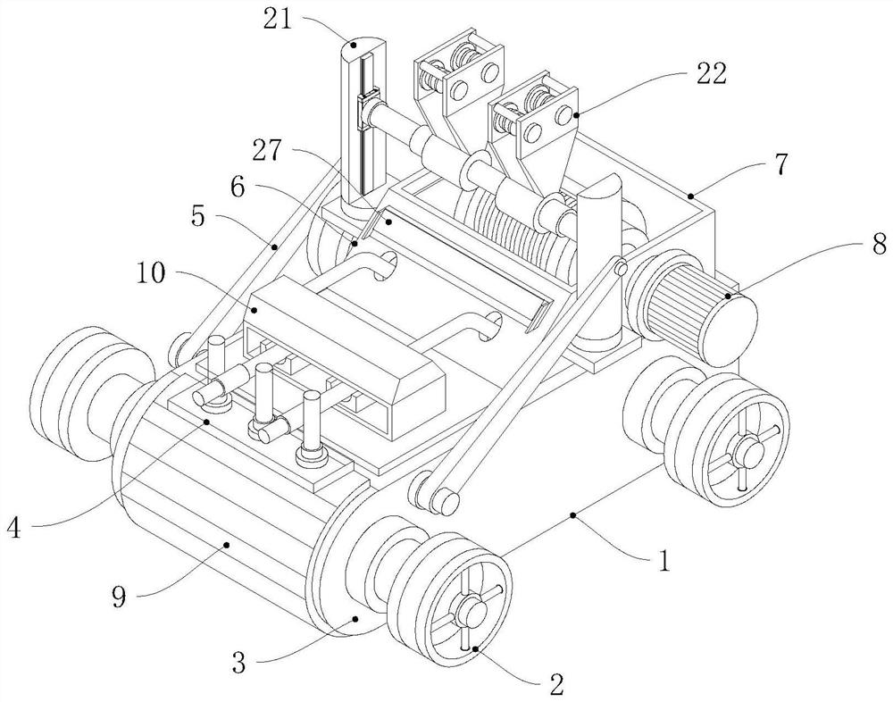 Industrial robot for cable wiring