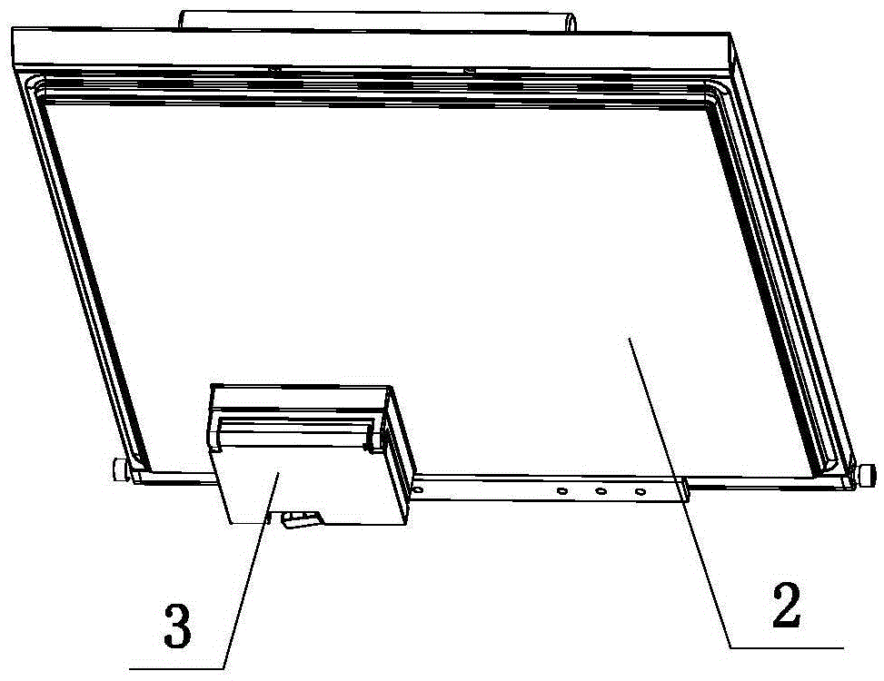 Cleaning agent adding device of sink type cleaning machine