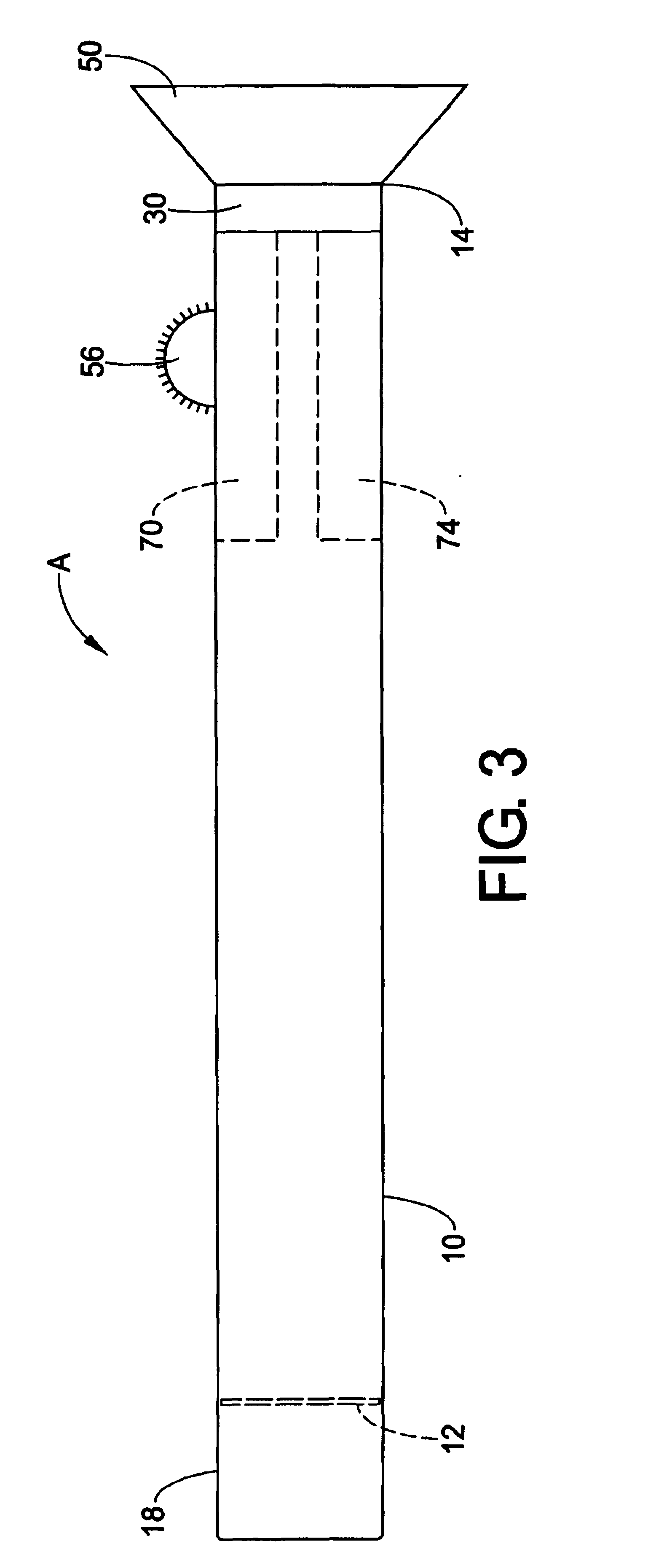 Flashlight with light emitting diode source