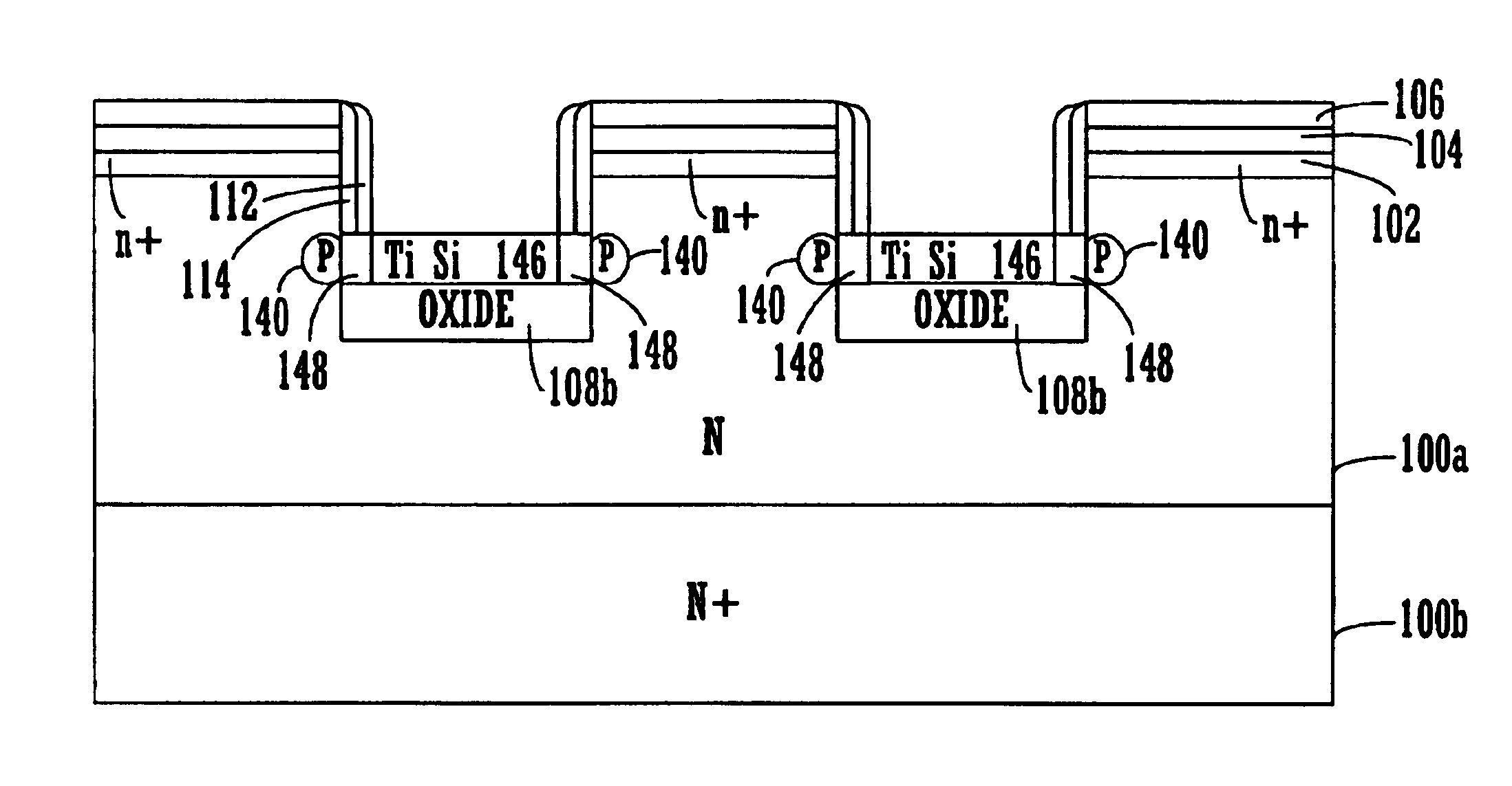 JFET and MESFET structures for low voltage, high current and high frequency applications