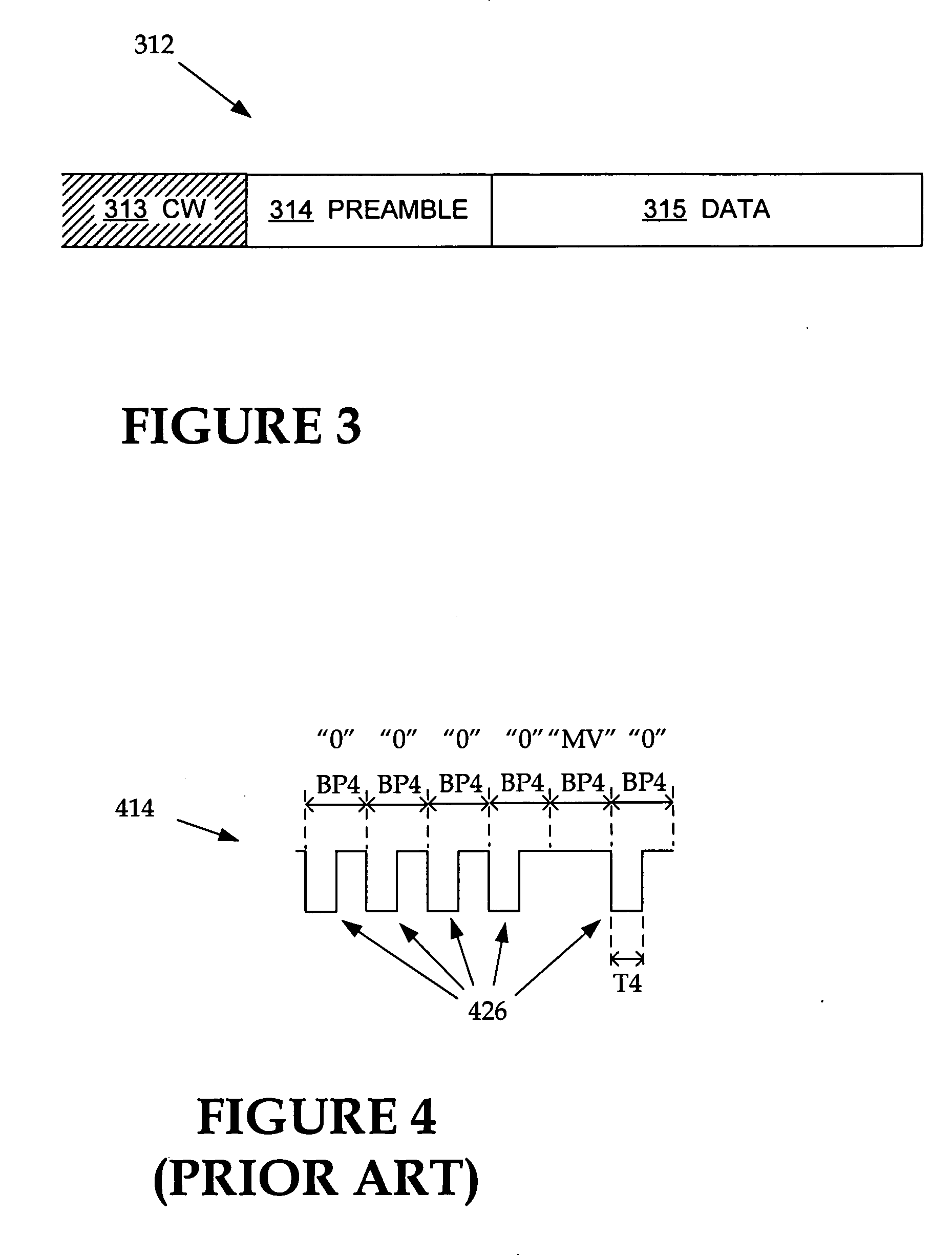 RFID readers transmitting preambles denoting data rate and methods