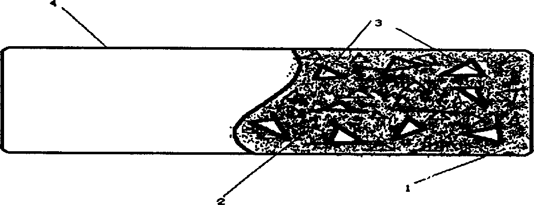 Weathering-resistant and permeable adhesive for paving a road and its constitutional body