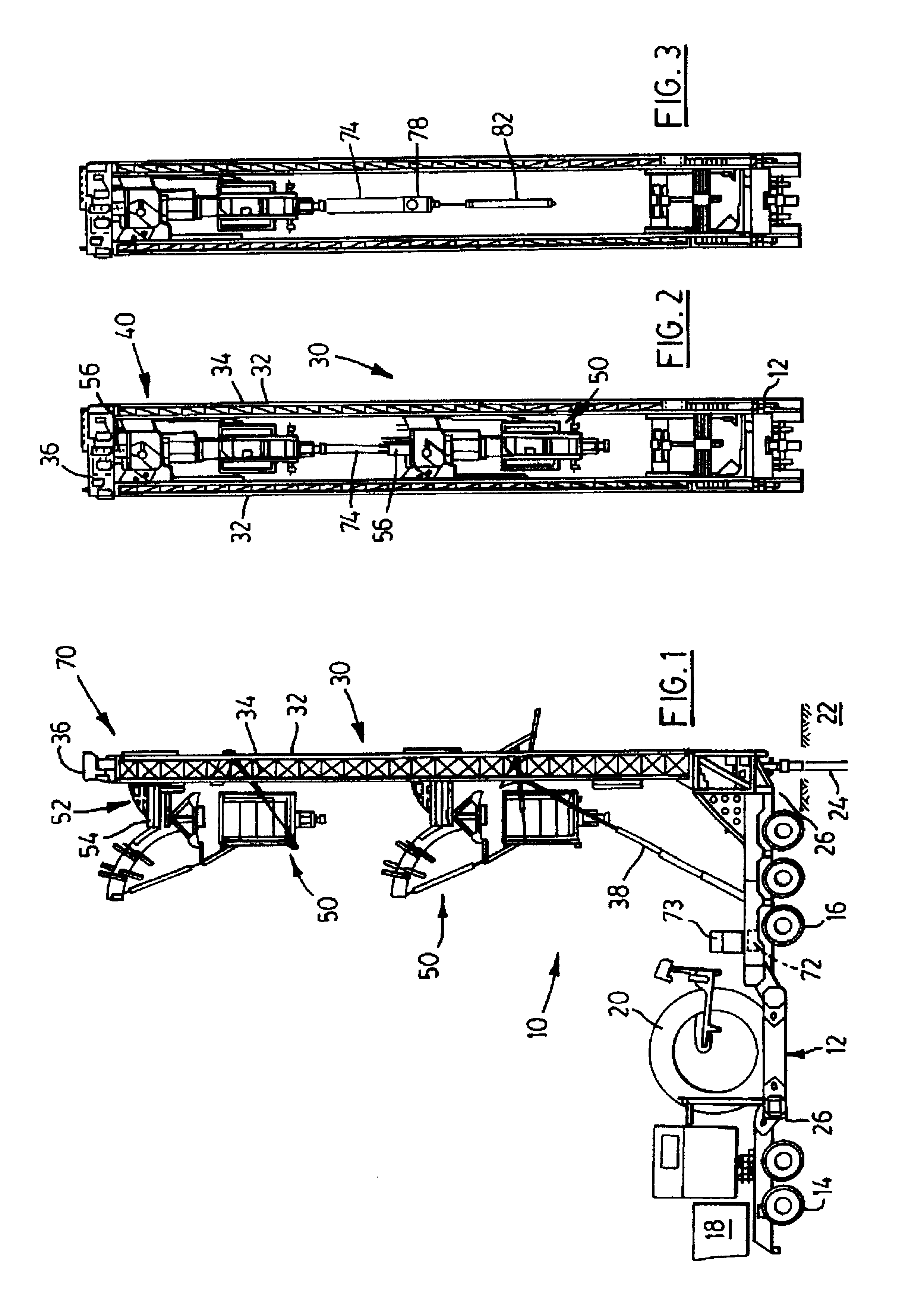 Trolley and traveling block system