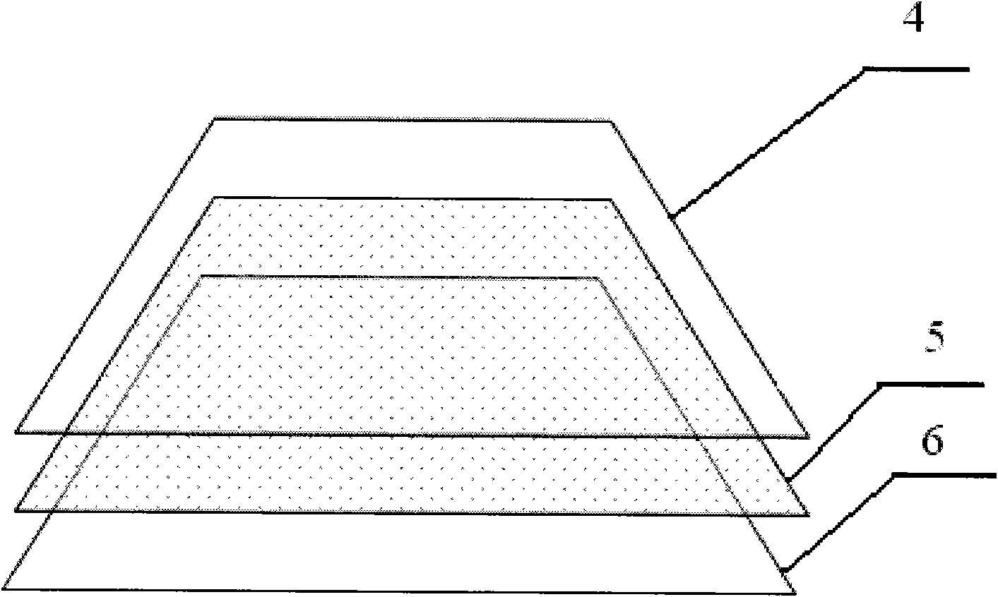 Large-sized artificial nuclide plane source calibration device and gamma ray spectrometer calibration method thereof