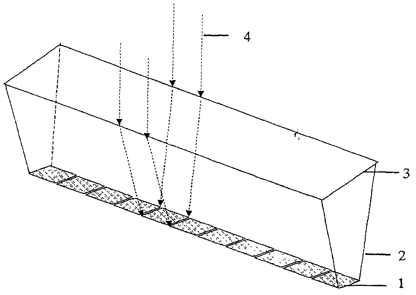 Condensation crystalline silicon solar cell module