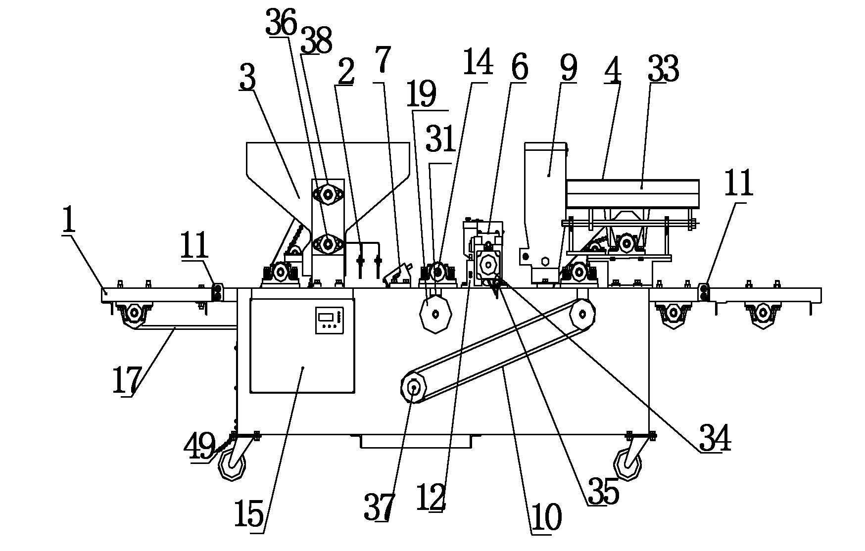 Precise-amount seed dibbing machine