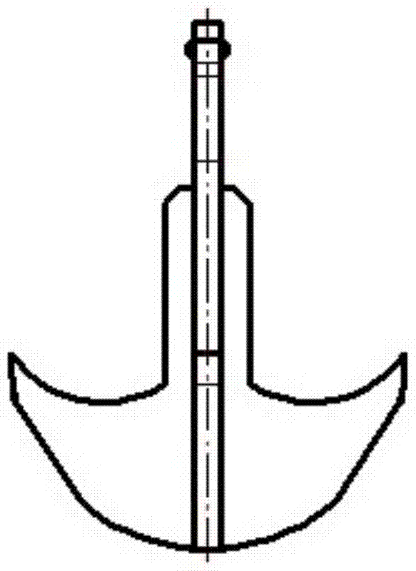 A kind of iron and steel cladding slag hooker and its processing method