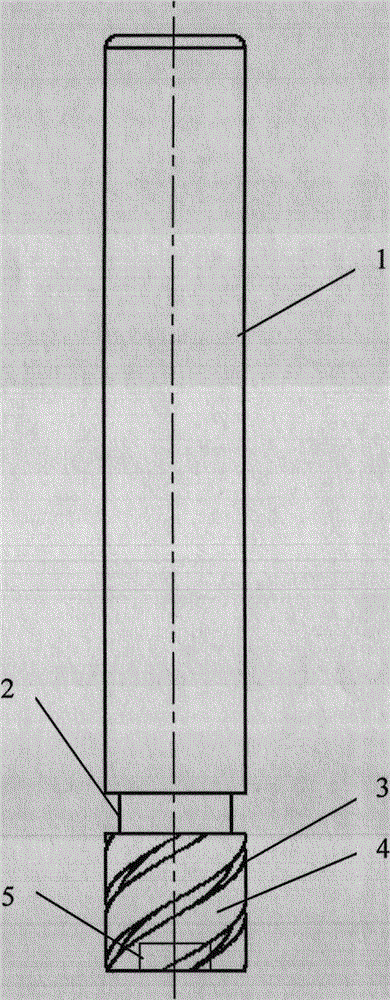 Milling and grinding tool capable of realizing high-efficient machining of inorganic composite material