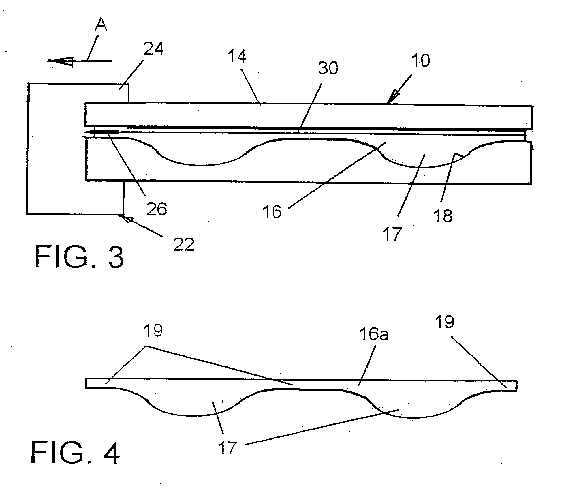 Breast pad construction for a garment