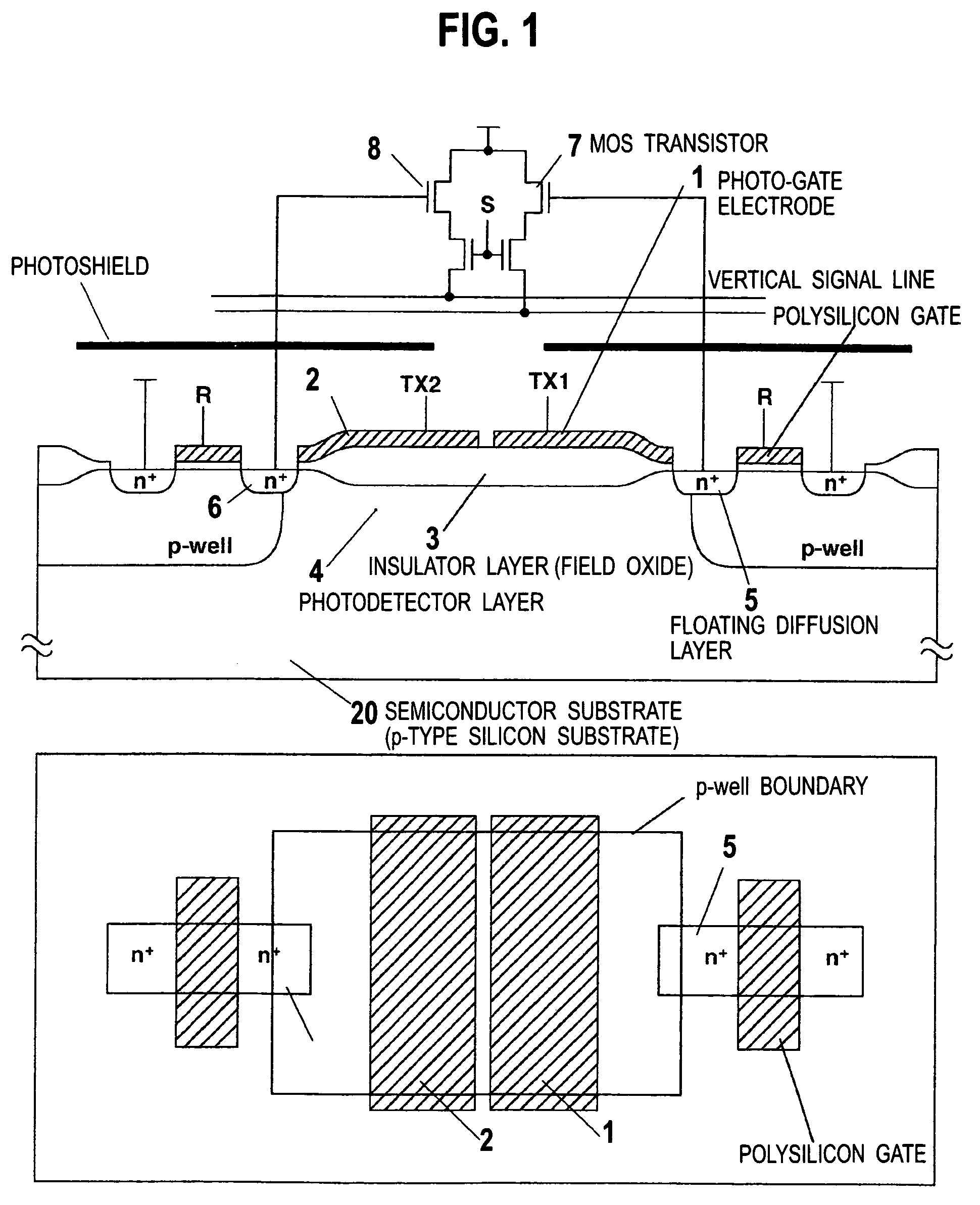 Time-of-light flight type distance sensor