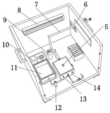 Convenient-to-clean sputum suction device for pneumology department