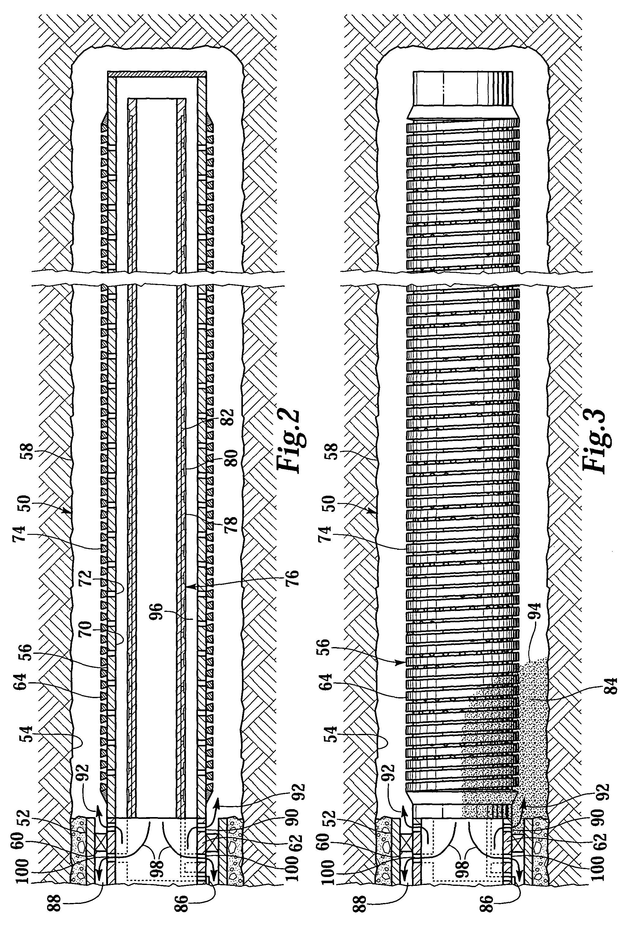 Apparatus and method for monitoring a treatment process in a production interval