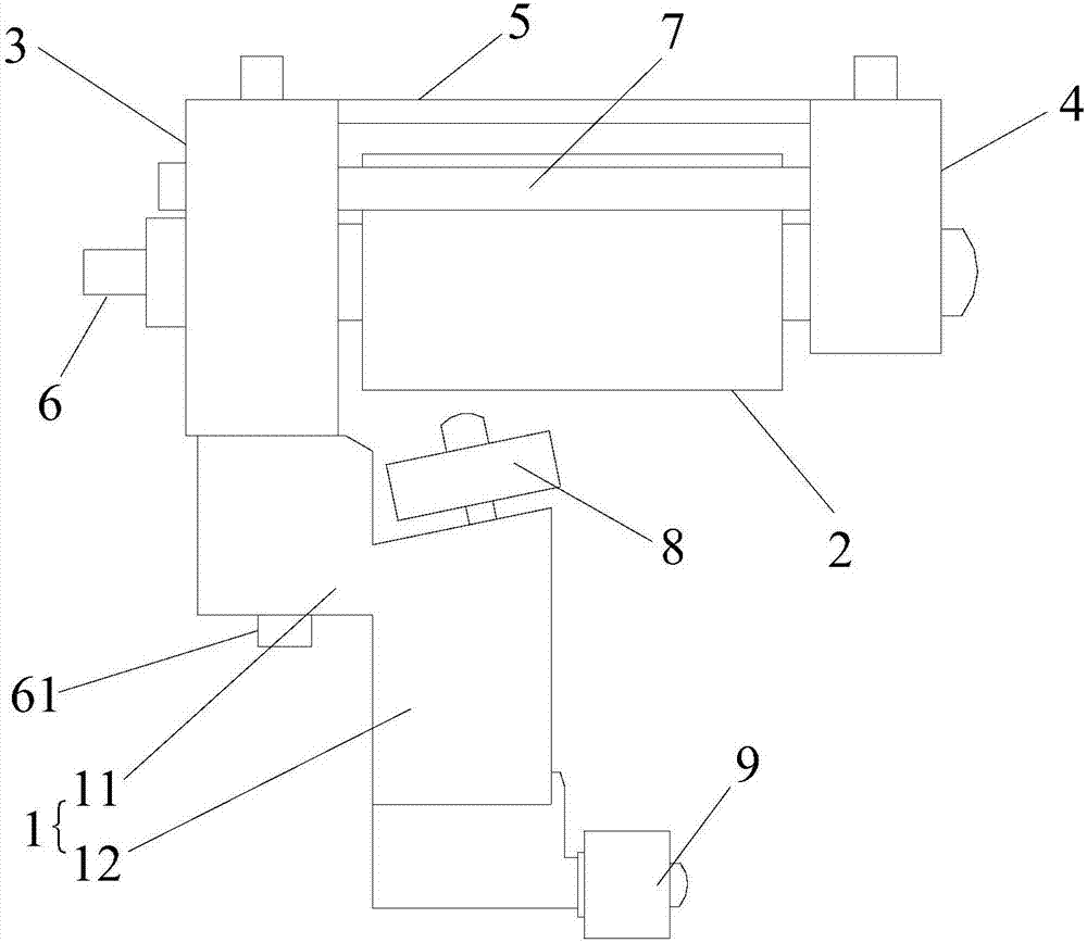 Belt attaching device