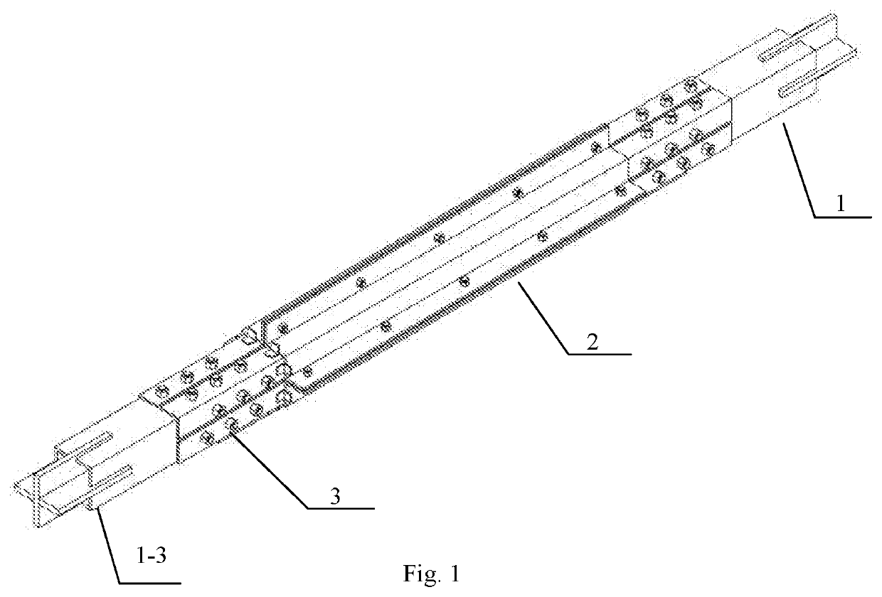 Buckling-restrained brace containing l-shaped energy dissipation element, building and assembly method