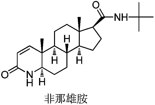 Finasteride chiral impurity (5beta-finasteride) synthesizing and purifying method