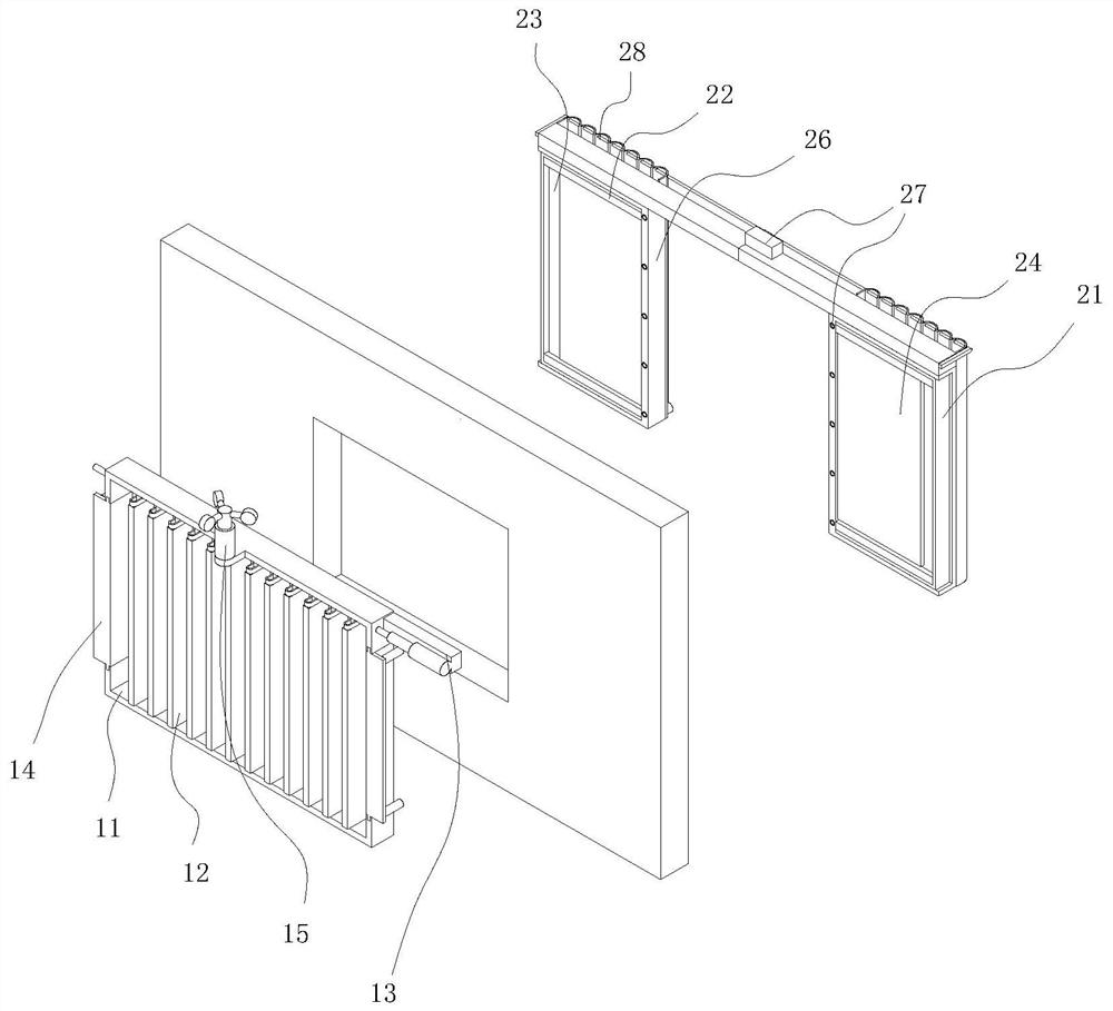 Windproof high-strength intelligent security curtain