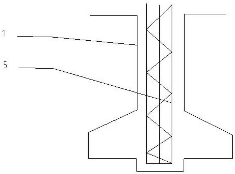 Construction method for extruding and expanding foundation in soft foundation area