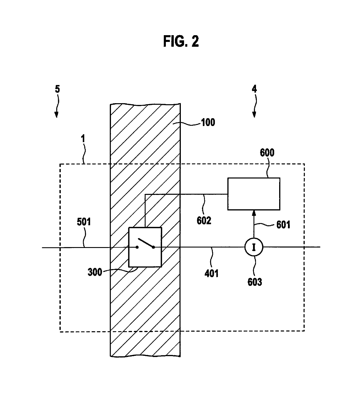 Arrangement with a heat-insulating switch and a heat insulation