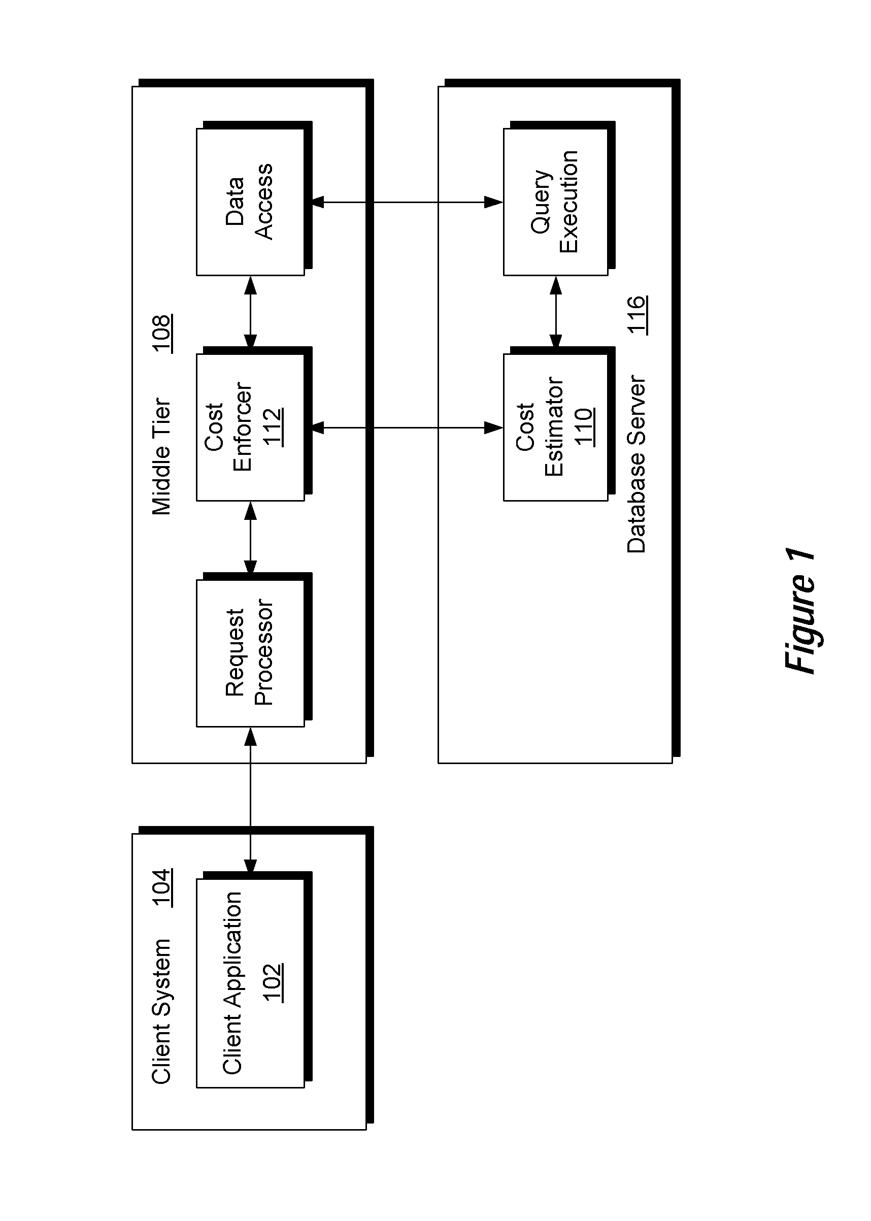 Application query control with cost prediction