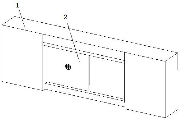 A high-efficiency energy-saving fire door