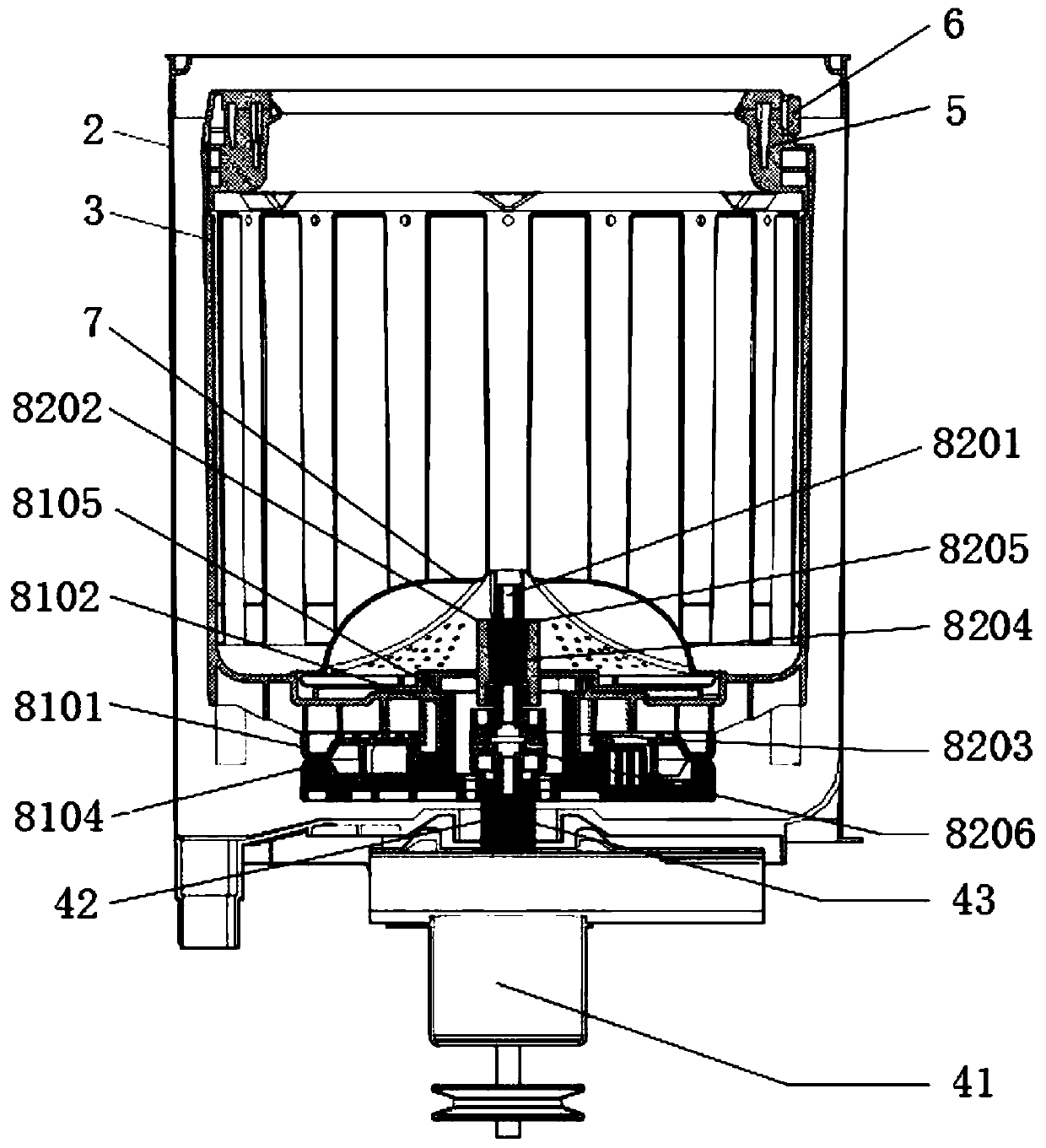 Full-automatic washing machine provided with rapidly detachable inner drums