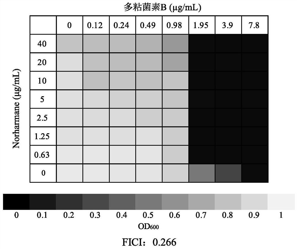 Application of norharmane in improvement of antibiotic antibacterial activity