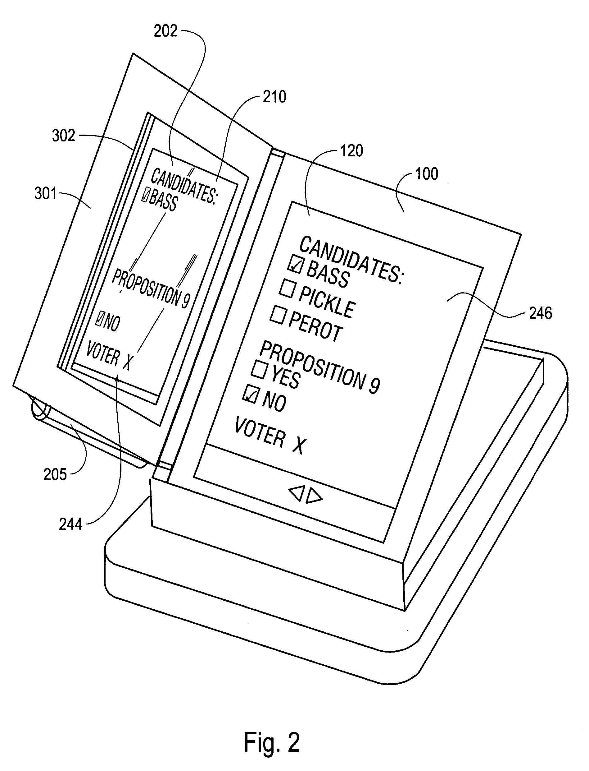 Systems and methods for providing security in a voting machine