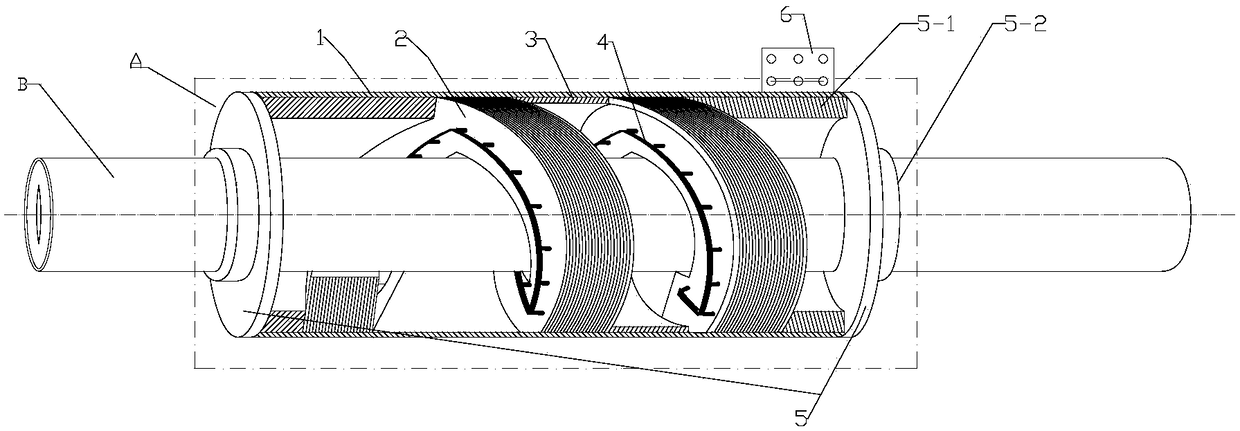 Spiral linear motor