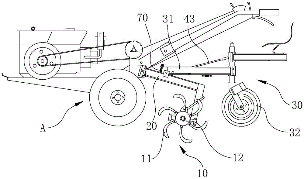 Furrowing machine