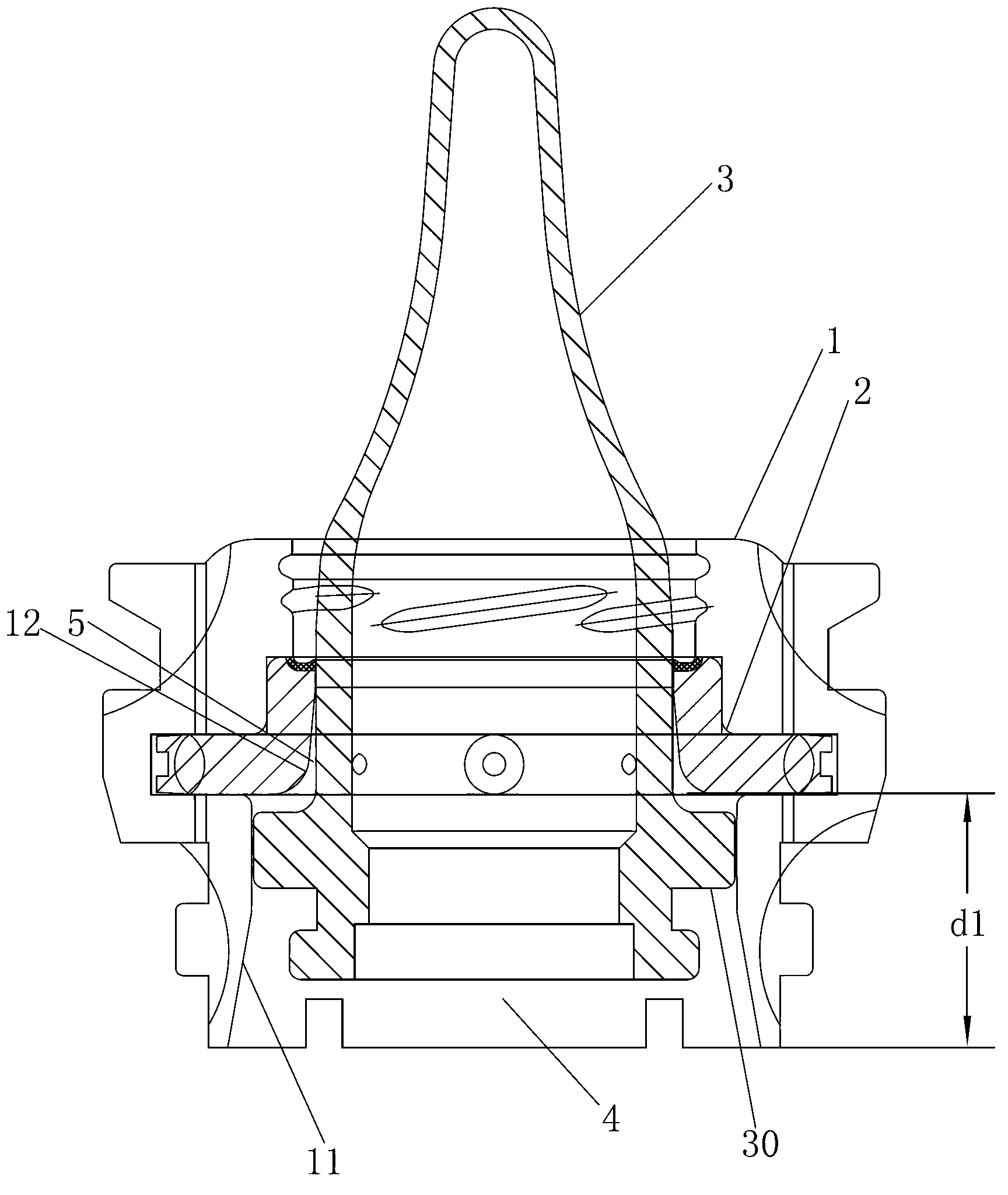 Stamping assembly capable of reducing stamping pressure