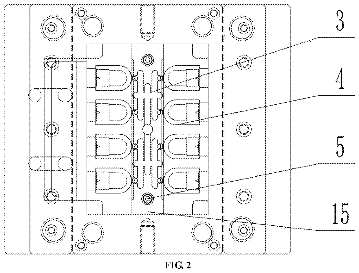 Injection Mold Capable of Planing and Cutting Gates in Inside Thereof and Planing and Cutting Method