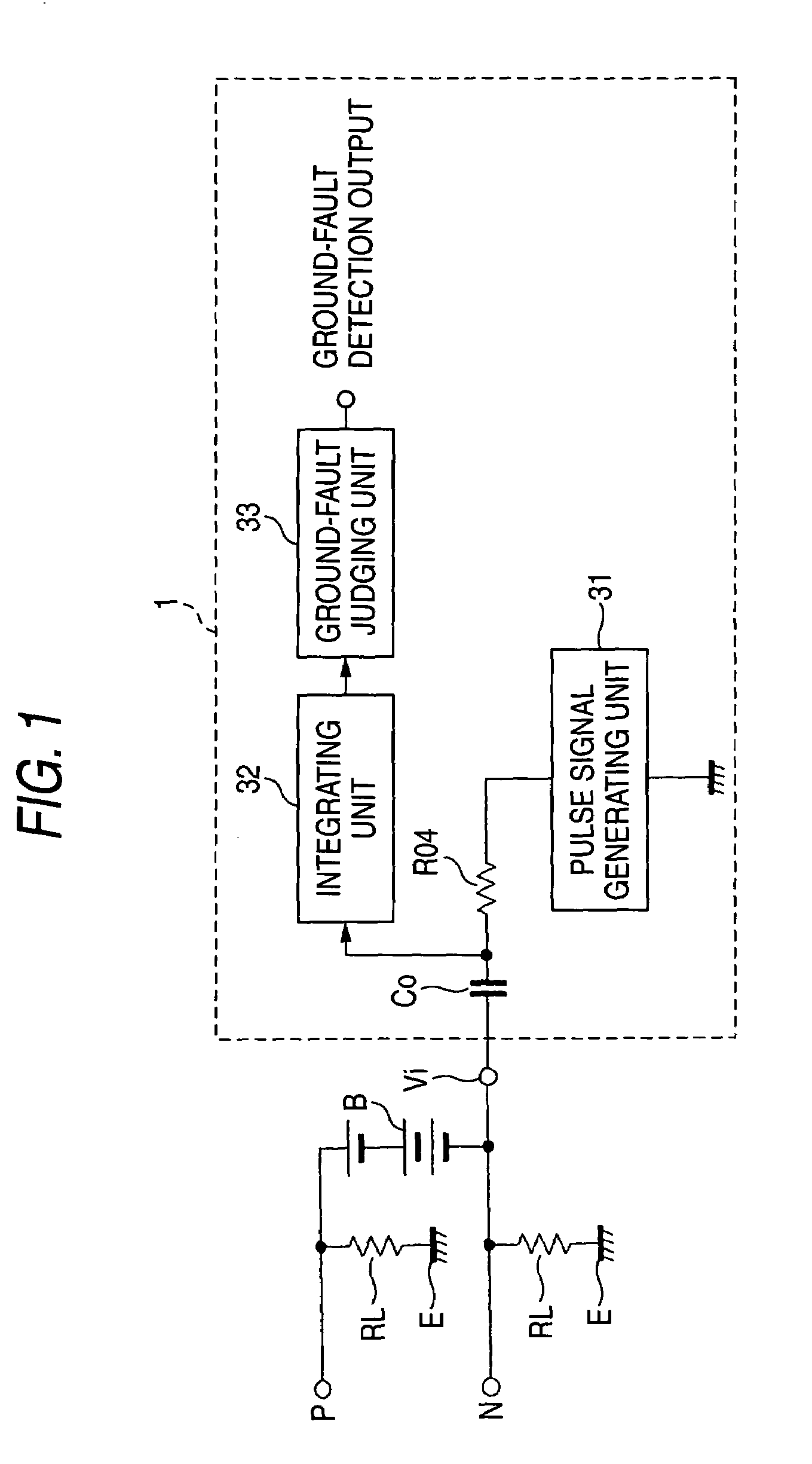 Ground-fault detecting device and insulation resistance measuring device