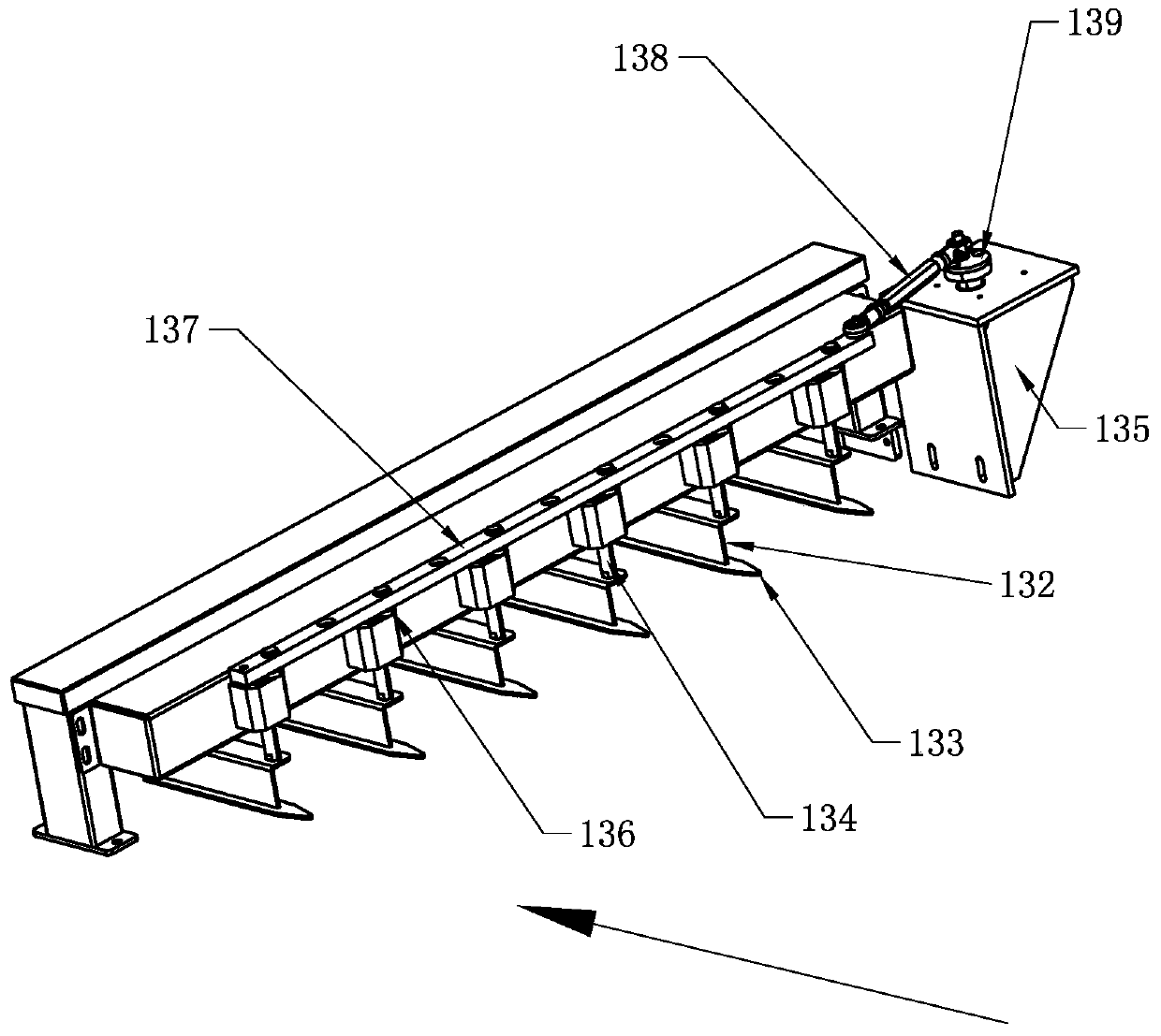 Feeding device of egg tart processor