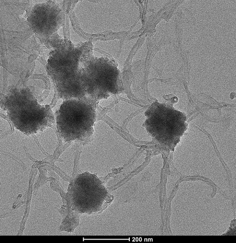 A preparation method and application of triiron tetroxide@cyclodextrin/carbon nanotube composite that synergistically catalyzes tetrabromobisphenol A in water